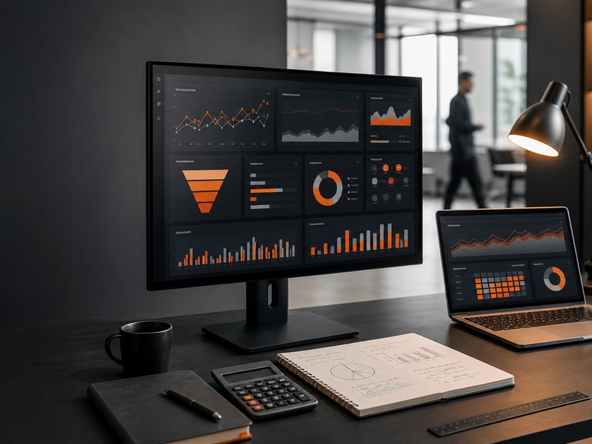 Conceito visual de Google Ads e performance
